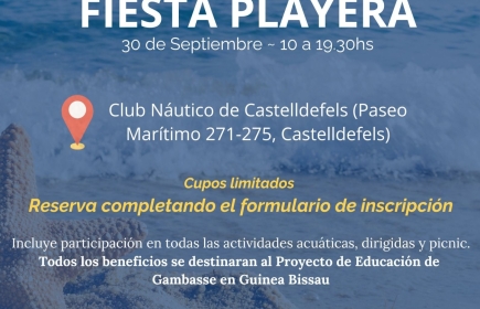 🌴☀ ¡La Fiesta Playera 2023 está a punto de comenzar y queremos que tú seas parte de esta causa solidaria!
