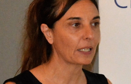 Mireia Barba, presidenta de la Fundación Espigoladores,
ubicada en el Prat y productora de las conservas.