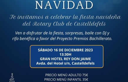 Fiesta navideña del Rotary Club Castelldefels