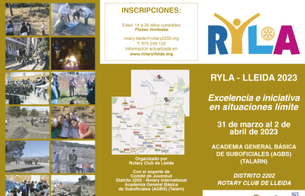 RYLA LLEIDA 2023 - Excelencia e iniciativa en situaciones límite