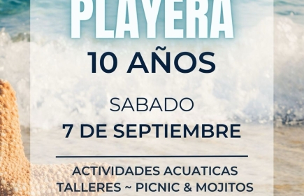 ¡Ven y disfruta de múltiples actividades acuáticas y diversos talleres durante la Fiesta Playera!