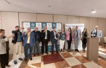 Presentación del Vino Solidario Enate del Rotary Club de Huesca