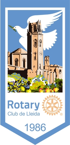 Banderín Rotary Club de Lleida